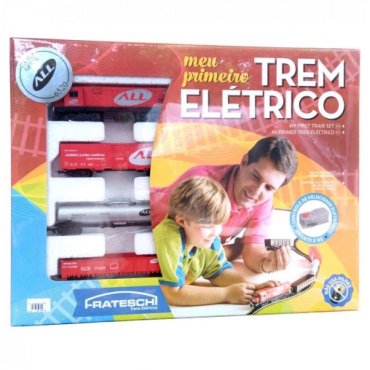 KIT MEU PRIMEIRO TREM ELÉTRICO TREM DE CARGA ALL FRATESCHI FRA 6520